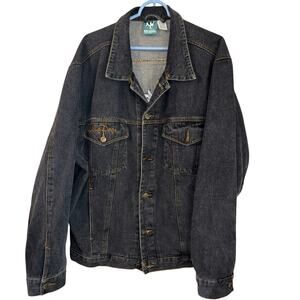 Vintage Big Dogs Santa Barbara, CA embroidered denim jacket XL